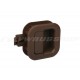 Handle latch, cabinet, brown, 255 070 915BR